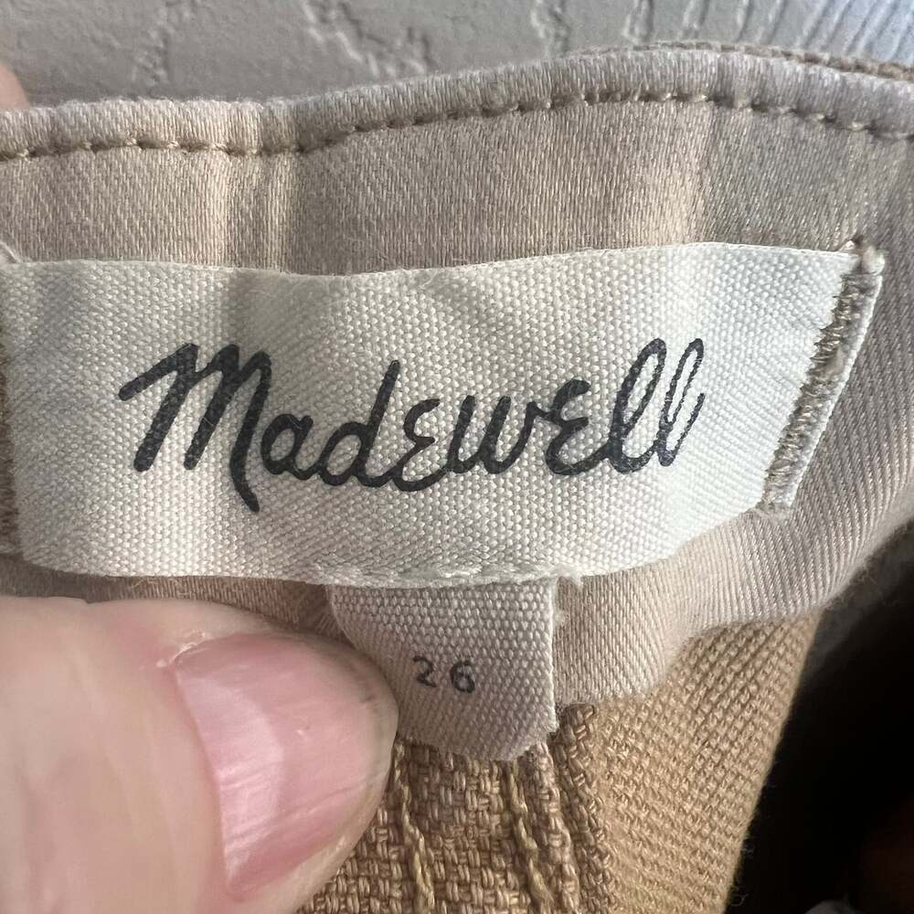 Madewell Slim Emmett Wide-Leg Pants: Seamed Edition Waist 26 Barrel Leg EUC - Picture 3 of 7
